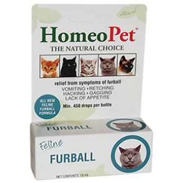 15 mL Homeopet Feline Furball - Supplements